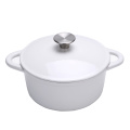 26cm Hot sale round shape cast iron enamel casserole